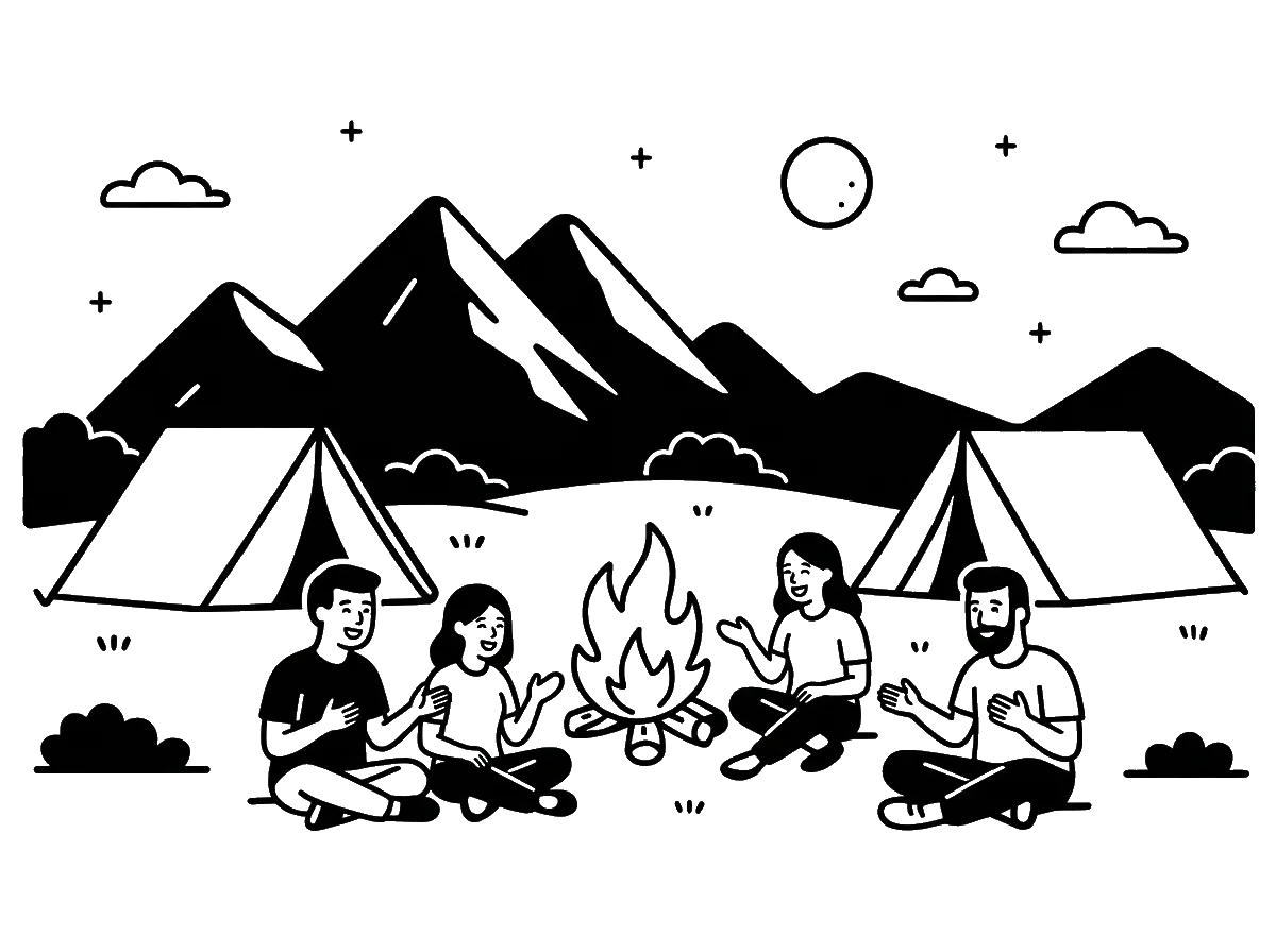 Camping Sketch