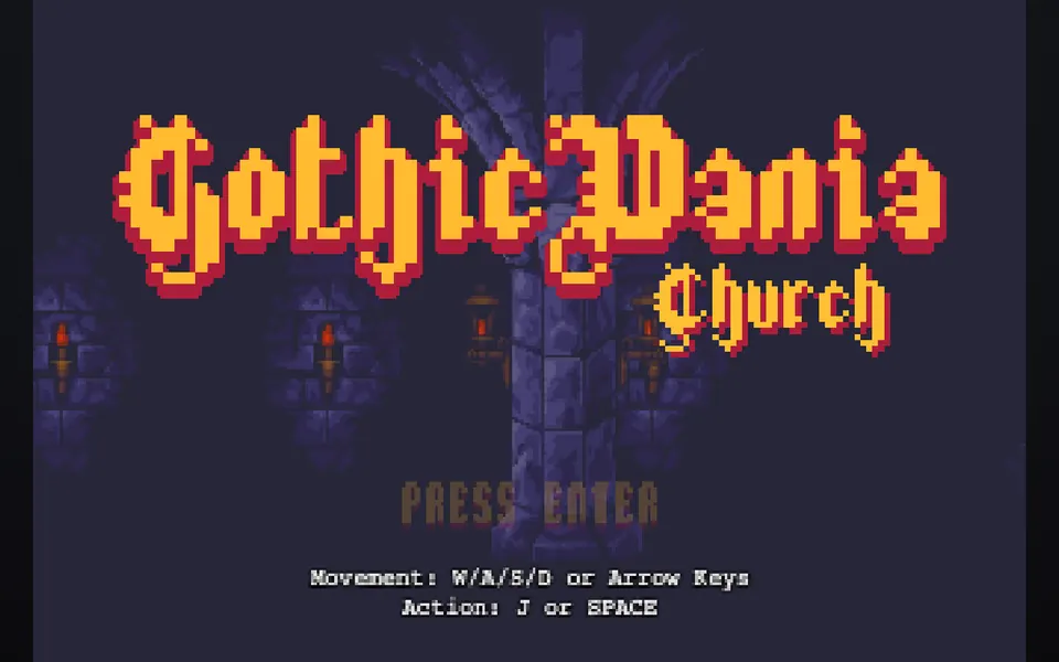 Скриншот платформера Gothicvania