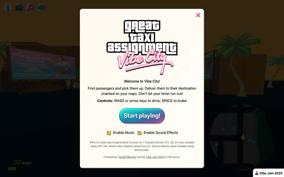 Скриншот игры The Great Taxi Assignment