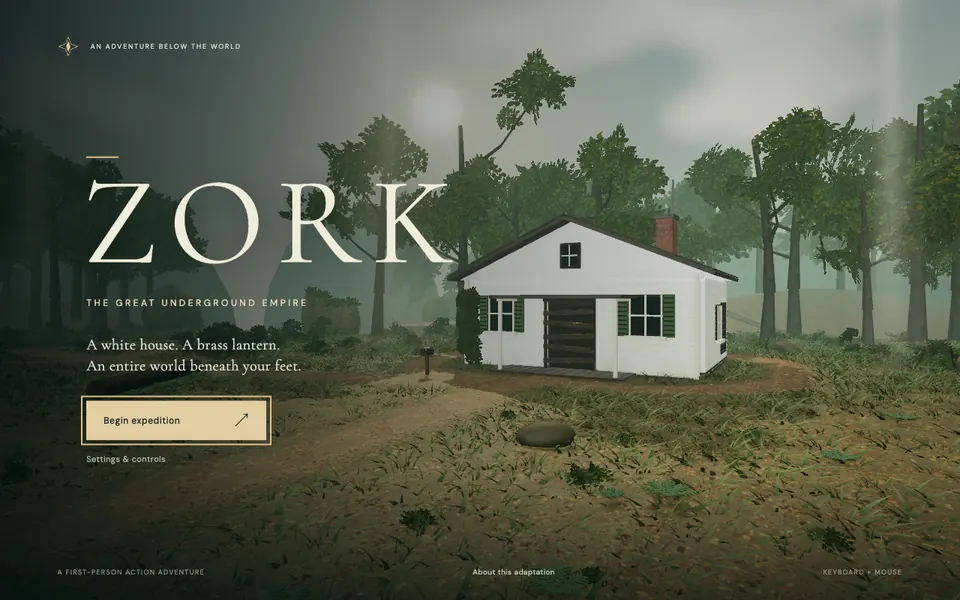 Скриншот Zork в 3D